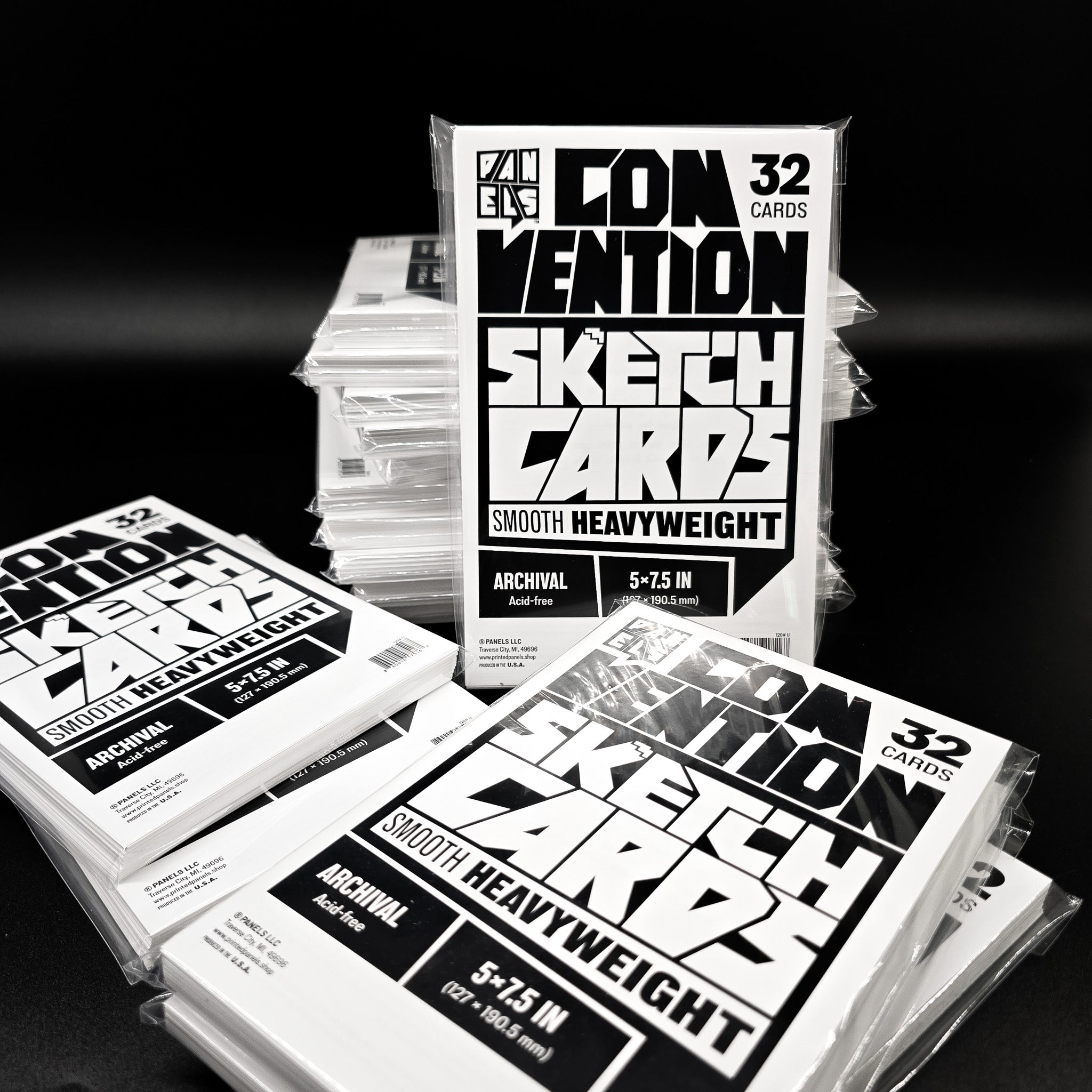 Convention Sketch Cards - 32 Pack