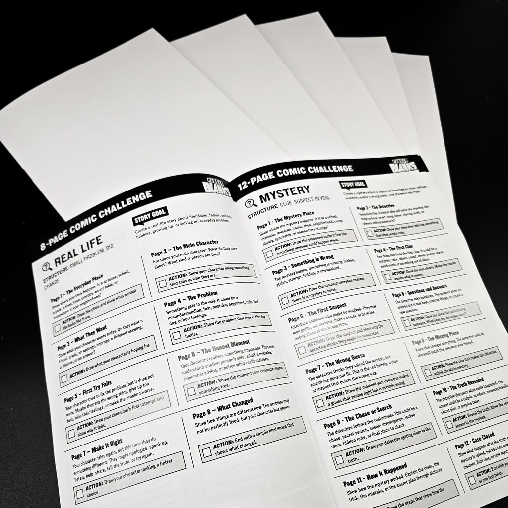 BLANKS Comic Creator Challenge Kit V1