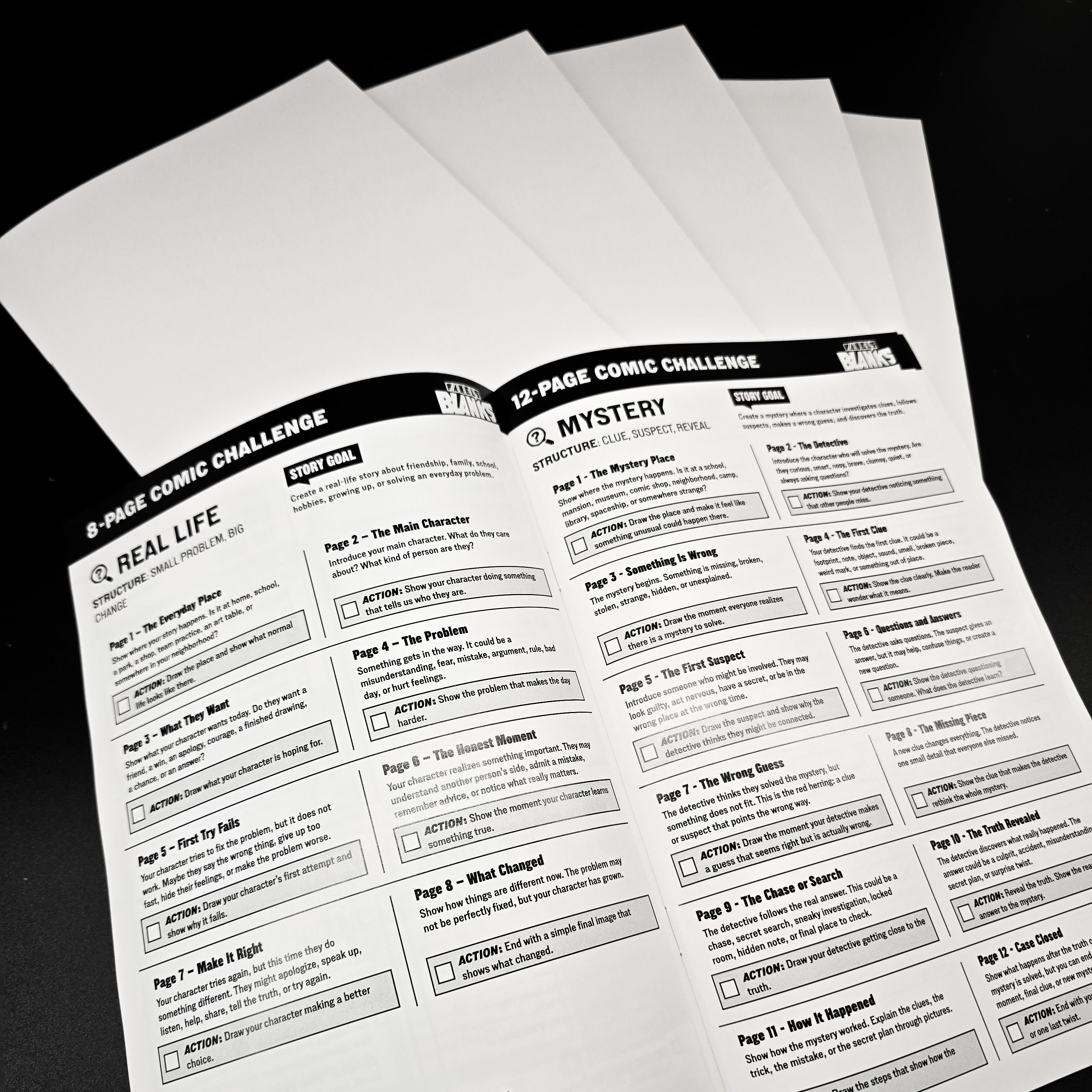 BLANKS Comic Creator Challenge Kit V1