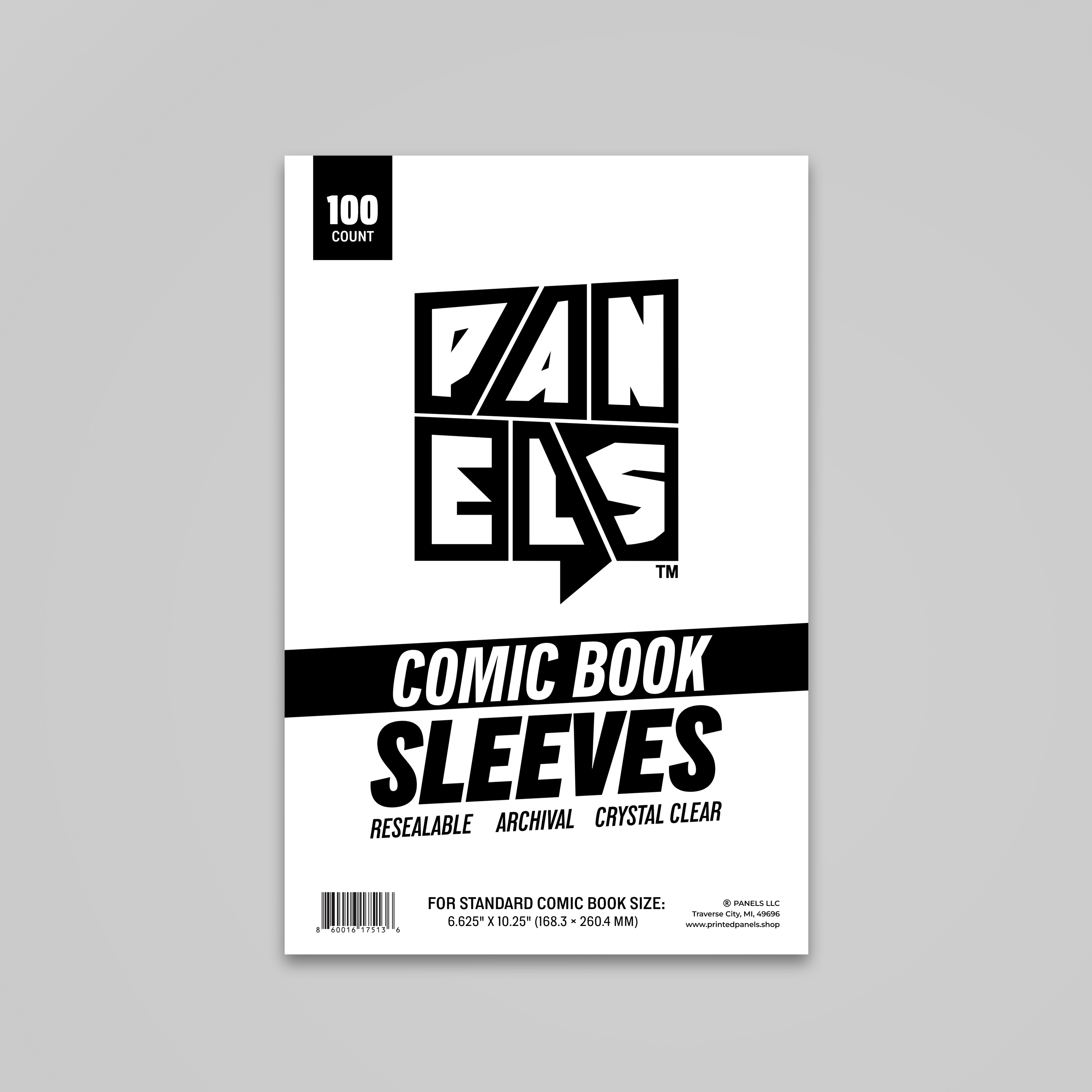 Resealable Comic Book Sleeves - 100 Pack