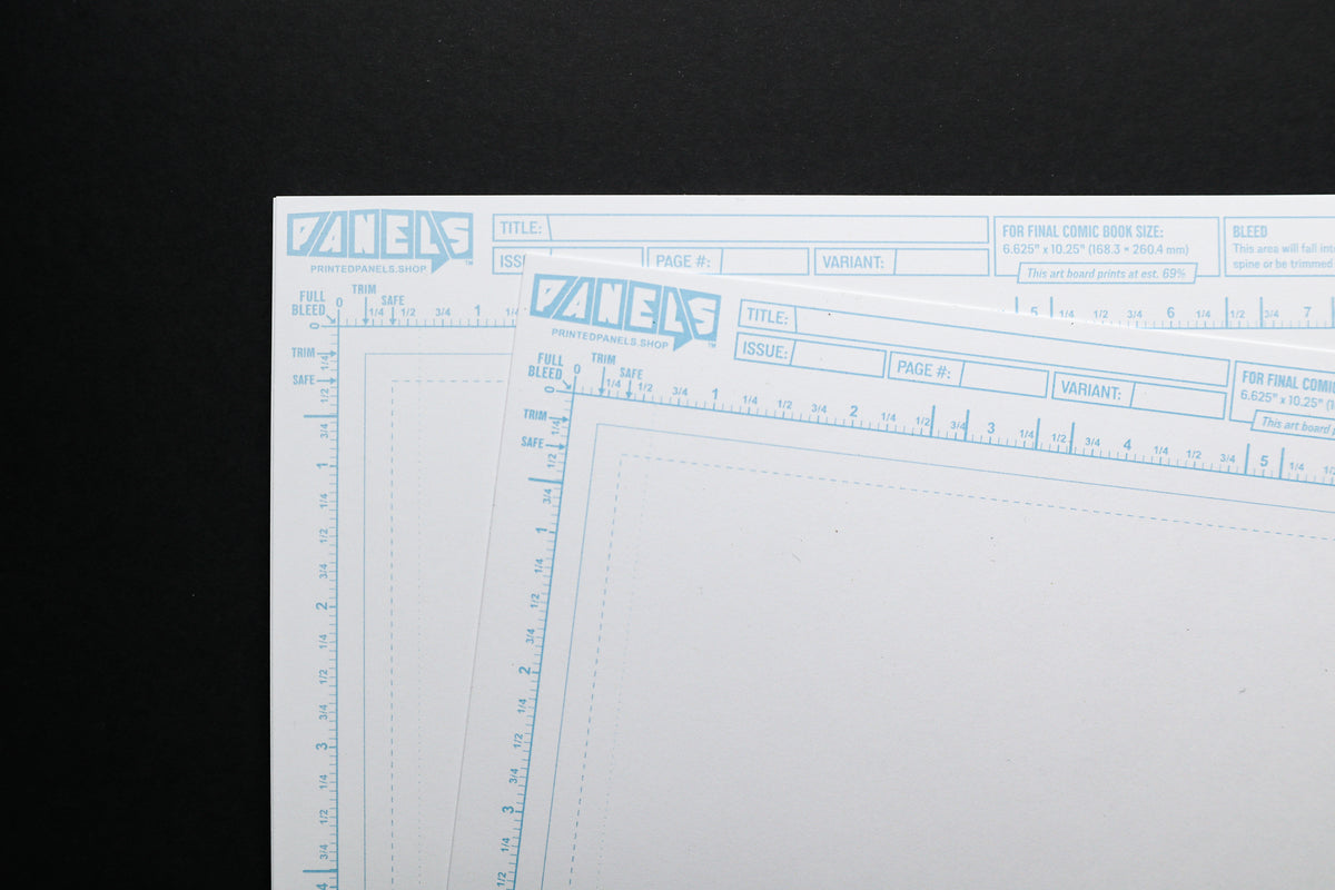 Non-Photo Blue Comic Art Boards