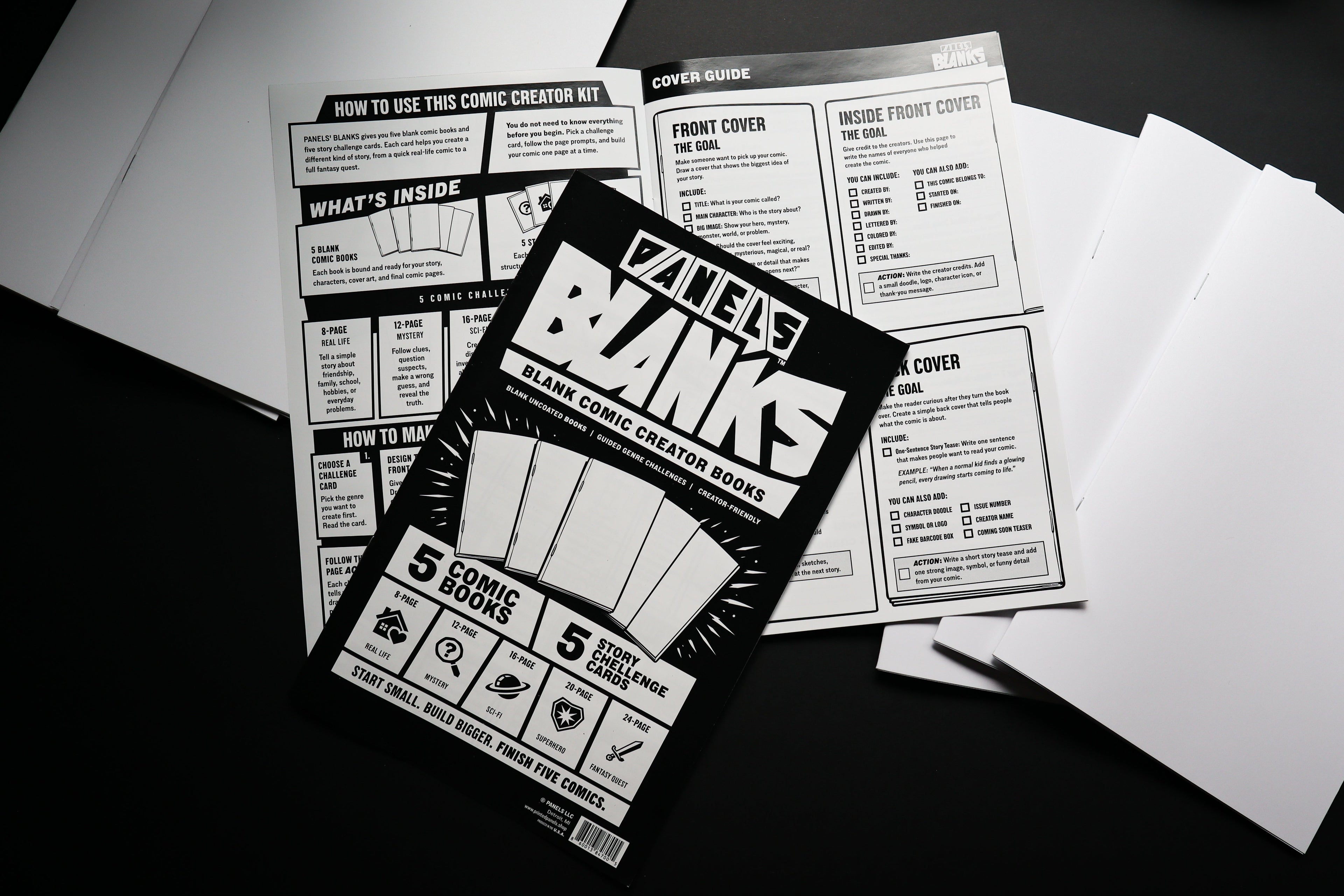 Comic Creator Challenge Kit — Blank Sketch Card Set