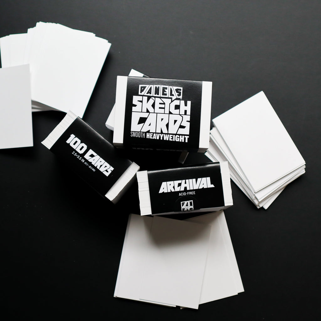 Blank Trading Card Sketch Cards — 100 Pack