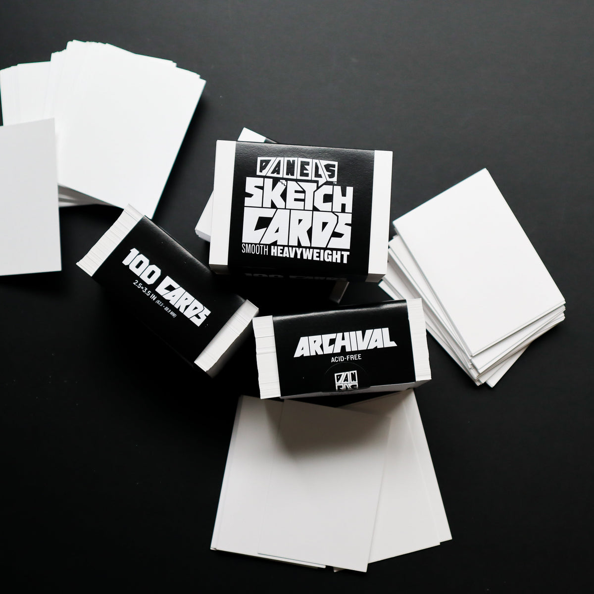 Blank Trading Card Sketch Cards — 100 Pack
