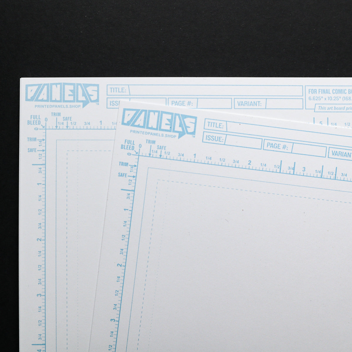 Non-Photo Blue Comic Art Boards